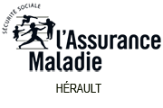CPAM - Assurance Maladie Hérault logo noir